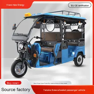 Tricycle électrique cargo à trois roues ouvert de 600 W avec une vitesse de 30 à 50 km/h et une autonomie de 30 km - Product Image 4