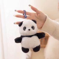 Porte-clés en peluche animaux mignons et doux : Panda, Renard, Éléphant, Singe, Lapin, Chat, Cochon, Souris, Dinosaure – Breloques de sac et cadeaux