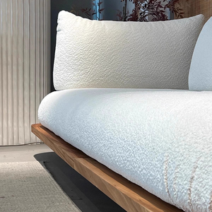 Hiện đại Victoria phòng khách sofa cho căn hộ nhỏ sử dụng thân thiện với môi vải thiết kế với chân gỗ - Product Image 2