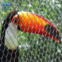 Schwarzoxid-Edelstahl-Vogelvolieren-Netzgewebe mit Rautenlochstruktur – Sicherheitszaun für Zoogehege und Wildtiergehege