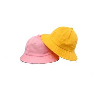 Brown Sun Adjustable <b>Toddler</b> Children Velour Bucket Cotton Cute Cartoon Argyle Custom Logo Embroidery Summer Sporty Kids Hat - Product Image 4