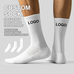 <span class=keywords><strong>Chaussettes</strong></span> personnalisées pour hommes, cadeau sportif, sans MOQ, promotionnelles, avec logo de marque, tricot jacquard, fabricant OEM de <span class=keywords><strong>chaussettes</strong></span> personnalisées - Product Image 1