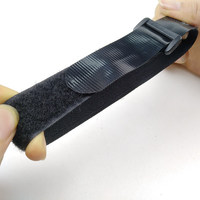 Organisateur de fil à crochet et boucle Offre Spéciale 1 "x 14" boucle de crochet noir sangle de câble réutilisable garder propre