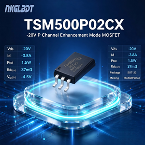 NK TSM500P02CX P 채널 전압 조정기 다이오드 SOT-23 패키지 표면 실장형 20V 전압 <span class=keywords><strong>12V</strong></span> 내부 저항 3.8A ID 안전 - Product Image 1