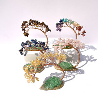 Base de ágata de cristal curativo Natural hecha a mano, amatista tallada, árbol de la suerte, venta al por mayor, amor, piedra decorativa, artesanía, gran oferta, Idea de regalo