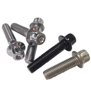 น็อตยึดไทเทเนียมชุบสังกะสี M6 M7 M8 Din 6921 หัว Torx ภายนอก 12 จุด พร้อมหน้าแปลนหกเหลี่ยม - Product Image 2