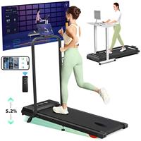 Tapis de course portable de haute qualité à inclinaison réglable avec écran LED, pliable, pour la marche à domicile et l'exercice en salle de sport