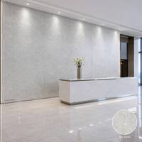 Panneau mural composite bois-plastique moderne antistatique à texture soyeuse, gris argenté, grand format, vente directe usine pour appartements en gros
