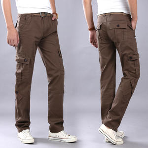 Pantalons de travail multi-poches de style rétro personnalisé pour hommes Pantalons cargo pour hommes - Product Image 4