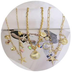 Nuova Serie Oceanica Delicata: Gioielli Estivi Personalizzati con Conchiglie e Animali Marini, Ciondoli Tartaruga e Delfino per Donna - Product Image 3