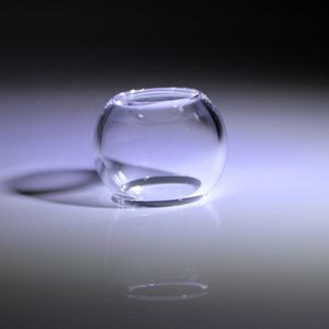 고정밀 UV 융합 실리카 석영 유리 돔 렌즈 양쪽 끝 개방 - Product Image 4