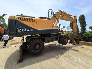 Excavadoras hidráulicas de 21 toneladas de segunda mano, máquina de ruedas Hyundai 210w-9 usadas en buen estado, Hyundai 210w-9 a la venta - Product Image 4