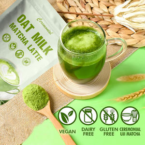OAT latte MATCHA mezcla de leche en polvo Etiqueta Privada polvo de Matcha orgánico grado ceremonial - Product Image 2