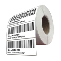 Rouleau d'étiquettes à code-barres avec numéro de série personnalisé, étiquette à code QR, papier pour la promotion, utilisation en supermarché, épicerie