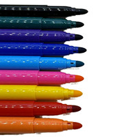OUTAE Stationary Factory Meilleure Vente Marqueur Aquarelle 8 Couleurs Ensemble de Stylos Pointe Feutre Peinture Artiste Écriture Fluide Personnalisable