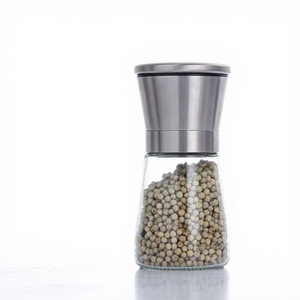 <b>Grinder</b> Stainless Steel Salt and <b>Pepper</b> Mill Manual Food Herb <b>Grinders</b> Spice Jar Containers Kitchen Gadgets Spice Bottles Glass - Product Image 5
