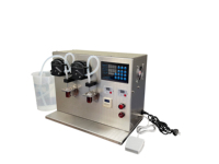 Machine de remplissage semi-automatique de bureau à double tête pour vernis à ongles et gel UV, petit volume