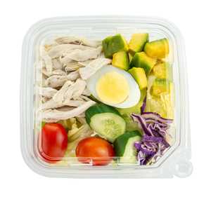 Contenedores de plástico reciclables SC6B1 con característica a prueba de manipulaciones seguros para alimentos de fideos durante el transporte - Product Image 5