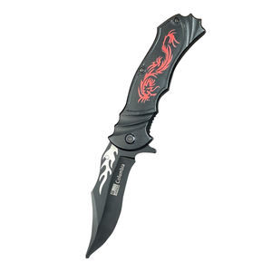 Noir Petit Acier Inoxydable Camping En Plein Air Pliable Pliant Poche Survie Couteau De Chasse - Product Image 6