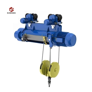 2 טון חשמל להניף חבל תיל עם יצרנית טרולי ממונע 240v 1000 חשמלי ק "ג להניף חבל תיל 5 טון - Product Image 4