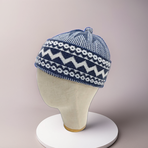 Vente chaude musulman Kopiah chapeau de prière pour hommes 100% coton tricoté doux respirant taille libre - Product Image 1