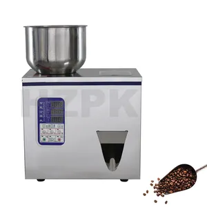 HZPK Spicy Powder Semi Automatic Granule Grain Weighing Filler Filling Machine 1000g