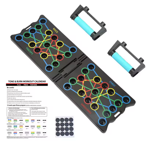 Tabla de Ejercicios Abdominales Plegable y Portátil, Antideslizante, Cómoda, para Entrenamiento Físico, con Barra para Flexiones - Product Image 3