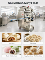 Machine automatique à maamoul fourrés en acier inoxydable pour dattes et semoule, machine à pâtisserie commerciale