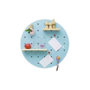 INS风格厨房和浴室壁挂式储物架DIY木孔板展示架 - Product Image 6