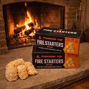 Allume-feu d'usine pour <span class=keywords><strong>barbecue</strong></span>, bâtonnets de cire en vrac, rouleaux de laine de bois, accessoires d'<span class=keywords><strong>allumage</strong></span> pour le camping et le <span class=keywords><strong>barbecue</strong></span> - Product Image 2