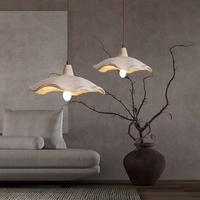 Lampe suspendue en ciment de conception de chapeau de mode moderne lampe suspendue d'intérieur de production de béton pour la cuisine