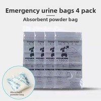 Toilettes mobiles miniatures toutes saisons pour l'extérieur, sacs d'urgence pour urines et vomissements pour les voyages, le camping et la randonnée, utilisation multisports
