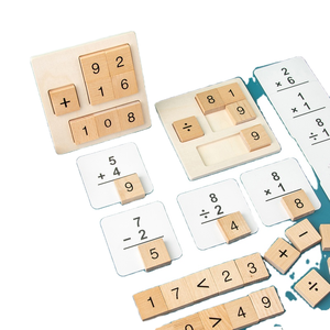 ของเล่นไ<span class=keywords><strong>ม</strong></span>้เสริมทักษะ<span class=keywords><strong>คณิตศาสตร์</strong></span> อุปกรณ์ช่วยสอน<span class=keywords><strong>คณิตศาสตร์</strong></span>สำหรับการคูณและการหาร อุปกรณ์การเรียน - Product Image 1