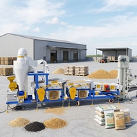 Nettoyeur de graines de blé et de tournesol pour le Turkménistan, machine agricole à table de gravité pour le nettoyage du blé, de l'orge et des graines de tournesol