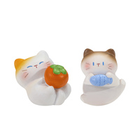 Boîte Mystère Thème Chat : Figurines Aléatoires à Collectionner, Jouets Mignons en Résine sur le Thème des Animaux, Ornement de Bureau, Cadeau pour Fille