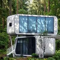 Maisonnette Modulaire Personnalisée de 20 pieds, Type Cabine Apple, avec Kitchenette Intégrée et Salle de Bain Privative, Approuvée SAA, pour Jardin (Studio de Jardin) en Australie