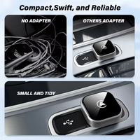Nouveauté Mini adaptateur sans fil CarPlay Android Auto Plug and Play Boîte de diffusion multimédia USB Carplay