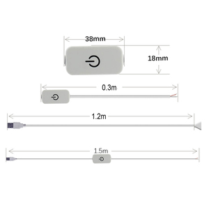 <span class=keywords><strong>LED</strong></span> <span class=keywords><strong>Dimmer</strong></span> Interruttore Cavo USB Interruttore e <span class=keywords><strong>Dimmer</strong></span> Continua della Luce di Striscia del <span class=keywords><strong>LED</strong></span> Touch <span class=keywords><strong>Dimmer</strong></span> 5V 2A Controllo di Luminosità per FAI DA TE - Product Image 2
