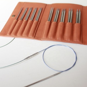 Bộ kim đan tròn đa năng Lotus Yarns Premium bằng thép không gỉ PAMIR 5 inch, <span class=keywords><strong>10</strong></span> đôi kim, nhẹ và mượt - Product Image 2