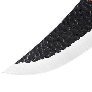 Fabrika doğrudan satış paslanmaz çelik ahşap saplı el dövme 6''Butcher bıçak kanca halkası ile - Product Image 5