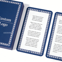 Jeu de cartes personnalisées avec versets bibliques, cartes d'affirmation, cartes de prière, cartes d'Écritures avec boîte magnétique
