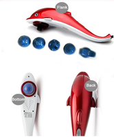 Dolphin Hammer-Appareil de massage électrique pour tout le corps avec vibration relaxante pour l'application de la tête