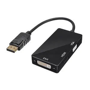 3 ב 1 Mini DP displayport HD MI VGA DVI מתאם מיני DP וידאו כבל ממיר עבור MacBook Pro אוויר DisplayPort מיני