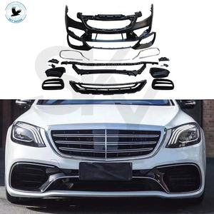 Kit de pare-chocs avant et arrière pour voiture, accessoire de véhicule, mercedes classe S w222 S320 S350 S400 <span class=keywords><strong>S500</strong></span>, <span class=keywords><strong>2018</strong></span> pouces - Product Image 4