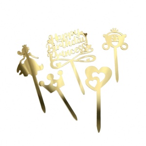 Decorazione per <span class=keywords><strong>Torta</strong></span> di Compleanno Stile Ins, Set di Inserti in Acrilico per <span class=keywords><strong>Torta</strong></span> di Compleanno da Ragazza, Topper per <span class=keywords><strong>Torta</strong></span> in Acrilico - Product Image 3