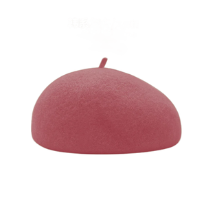 Vente en gros Automne Hiver Mode unie Béret tricoté chaud Chapeau de peintre pour femmes - Product Image 4