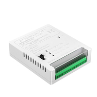 Nueva Fuente de Alimentación Conmutada de Plástico de 12V a 15V 10A 8CH para Cámara de Seguridad, Luz LED