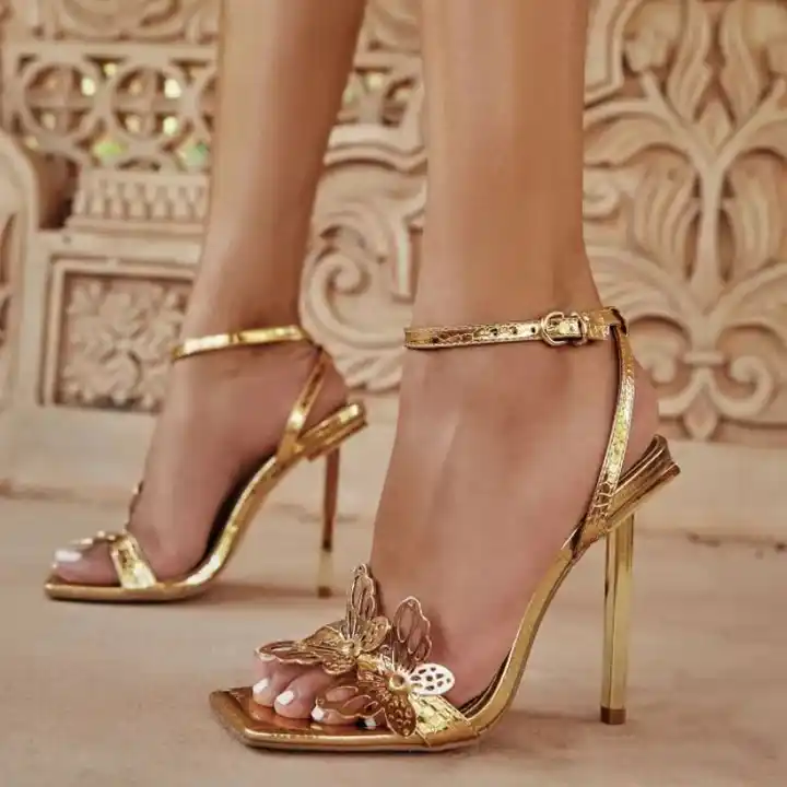 Girls Gold Shoes | Shop Sparkling Shoes at Sara Dresses