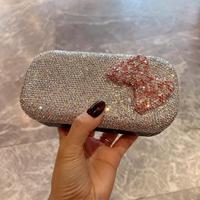 Joli étui à lunettes pliable, Protection pour étui à lunettes en cuir PU diamant strass