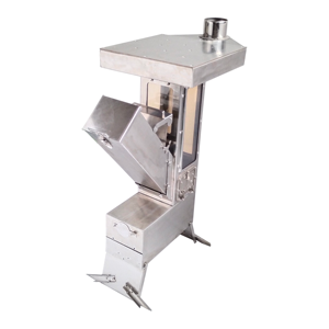 Luling Stainless Steel Manual Outdoor Wood <strong>Rocket</strong> <strong>Stove</strong> Removable Kitchen for Camping All Seasons - Product Image 1